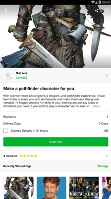 Fiverr android App screenshot 10