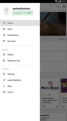 Fiverr android App screenshot 2
